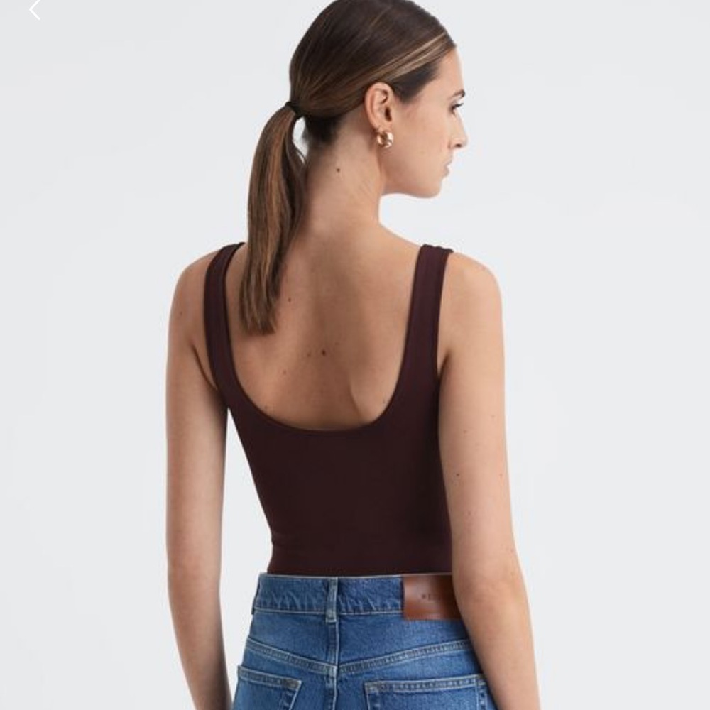 NWT* GOOD AMERICAN SQUARE NECK THONG BODYSUIT / XL - Picture 4 of 5